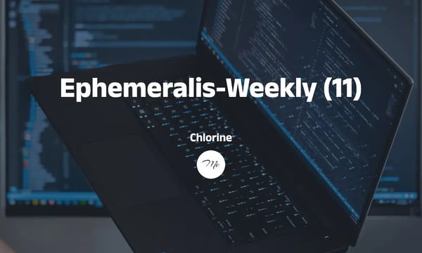 Ephemeralis-Weekly（11）：案几之上