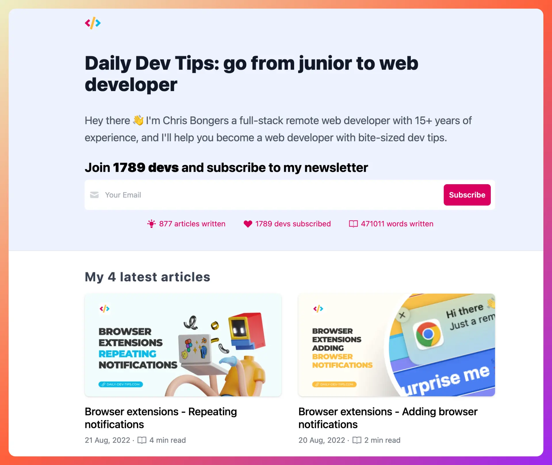 An image to describe post