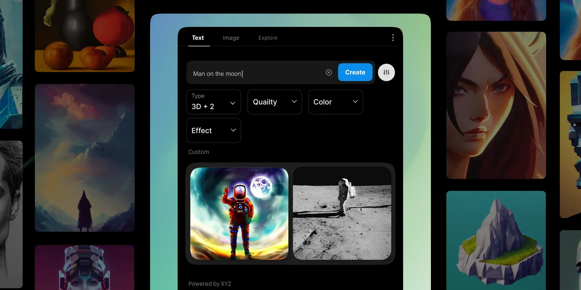 An image to describe post
