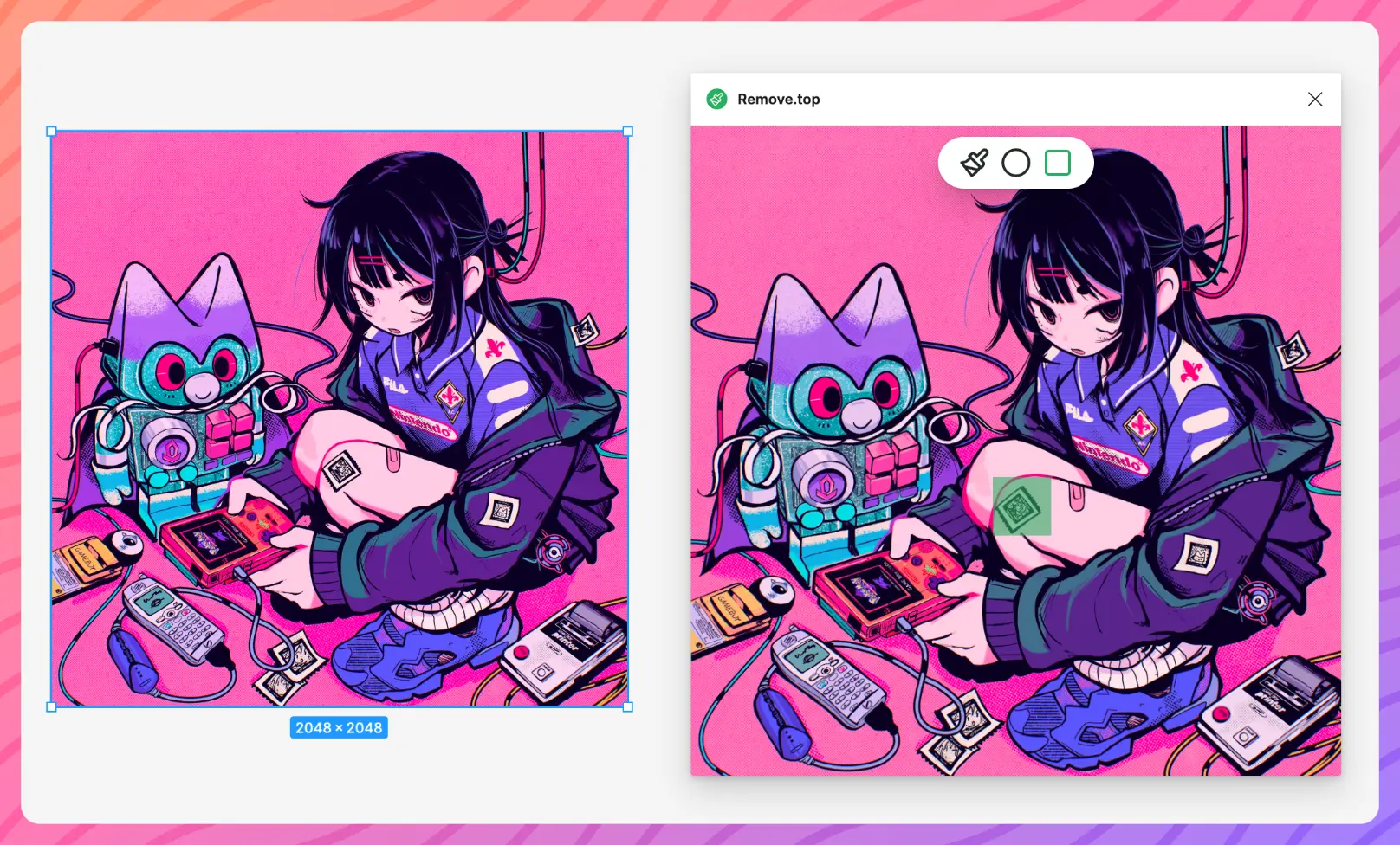 An image to describe post