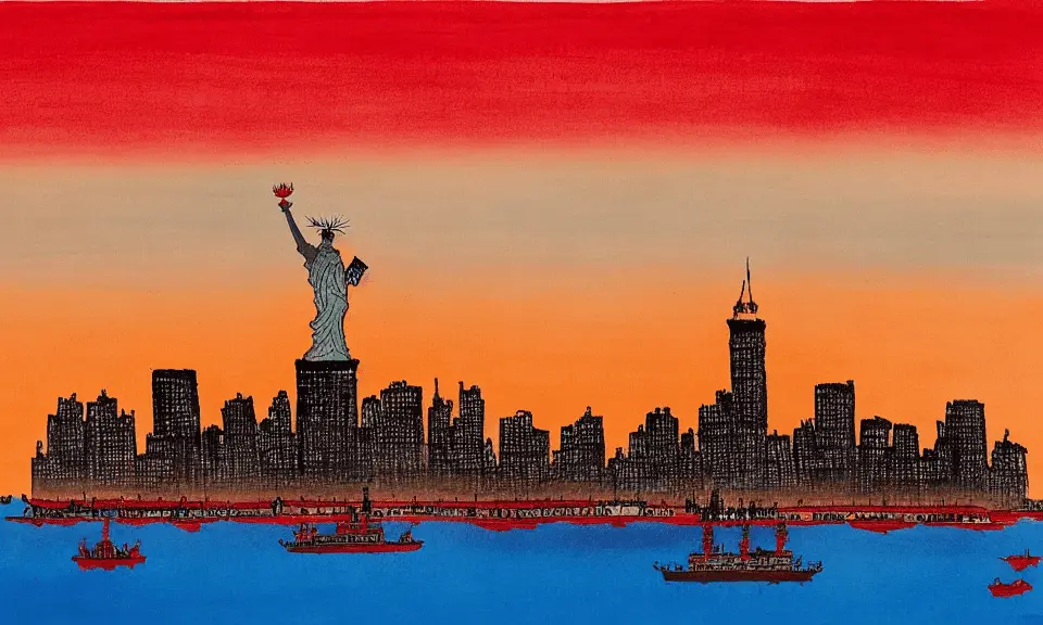 吴冠中的美法之旅｜番外篇之「AI旅行」