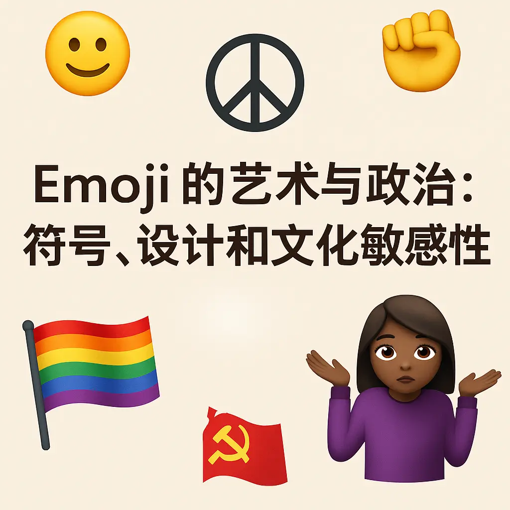 Emoji 的艺术与政治:符号、设计和文化敏感性