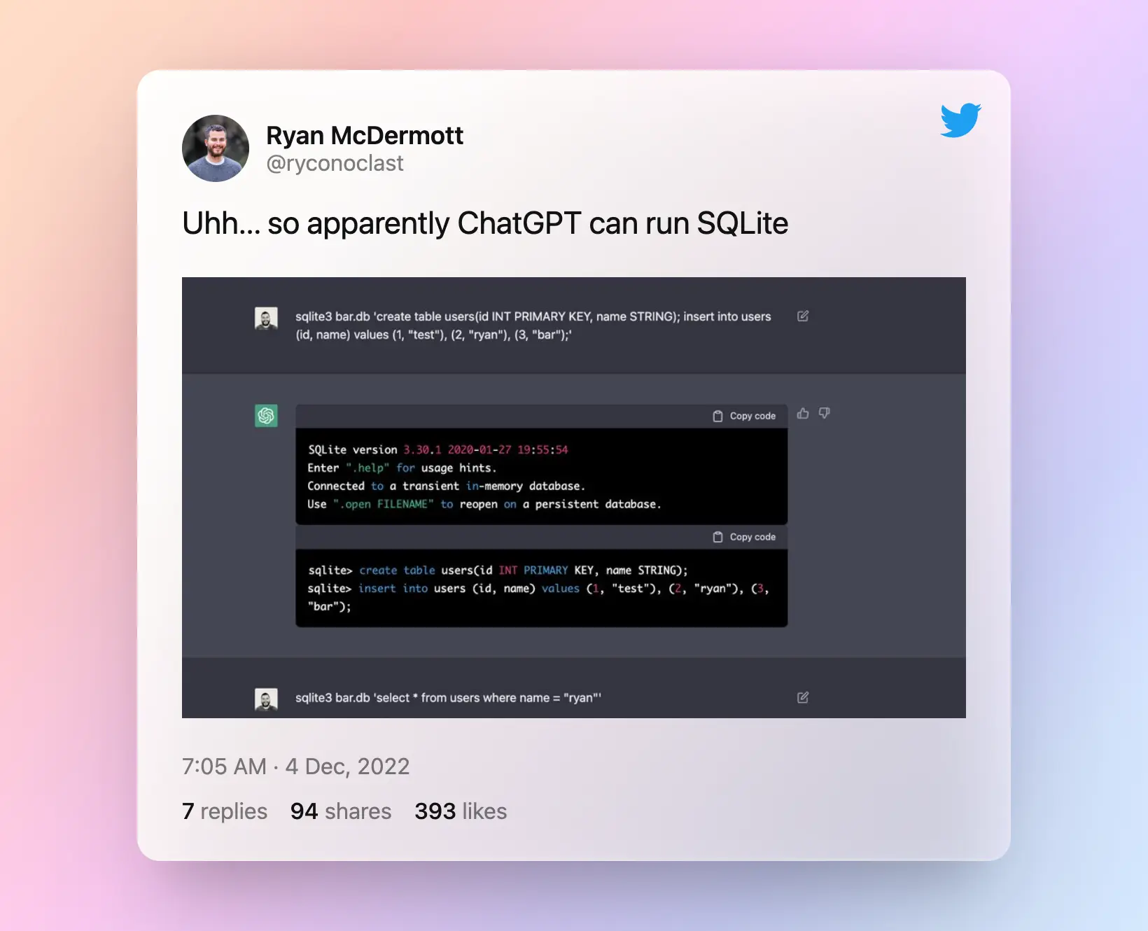 An image to describe post