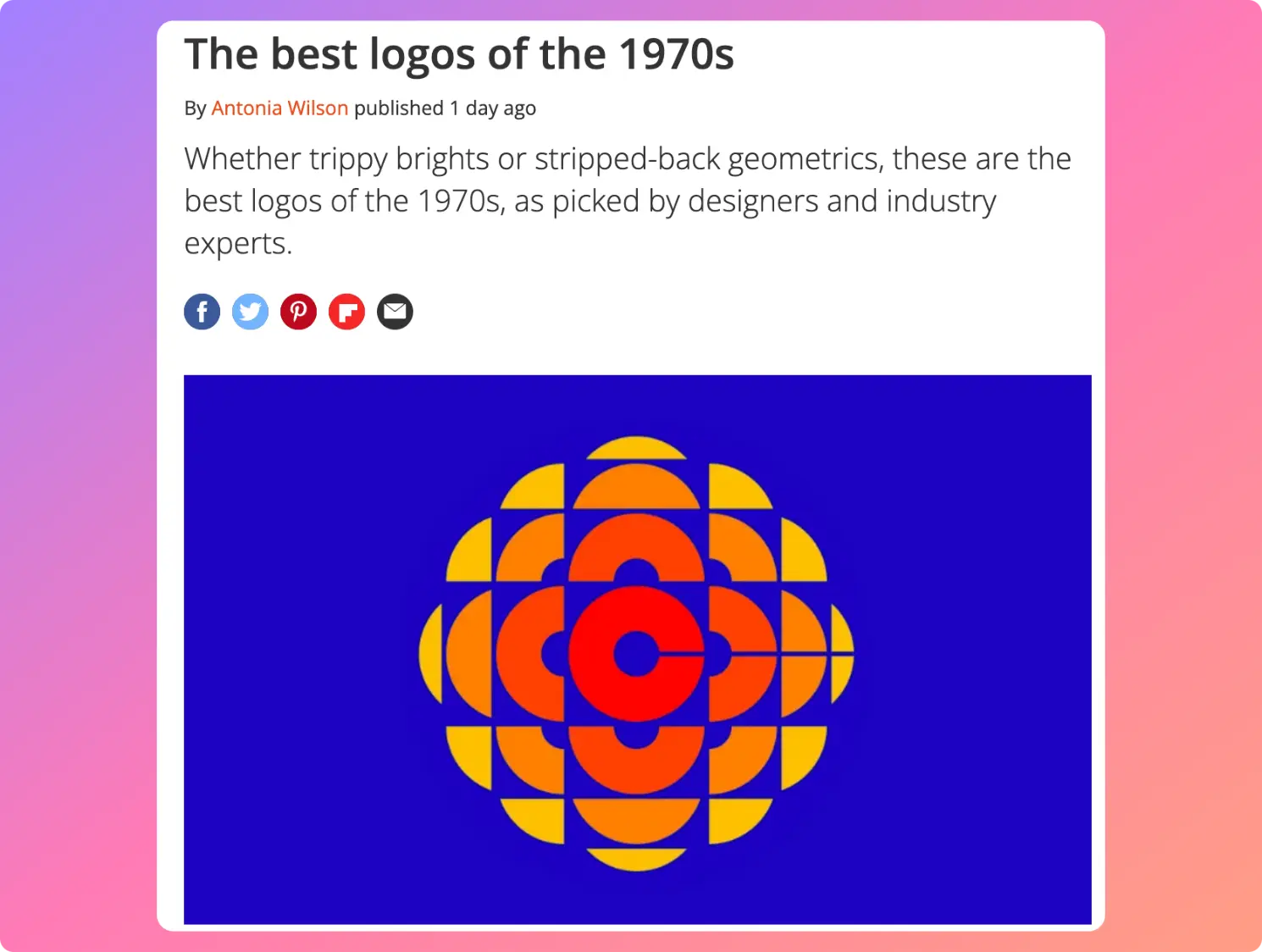 An image to describe post