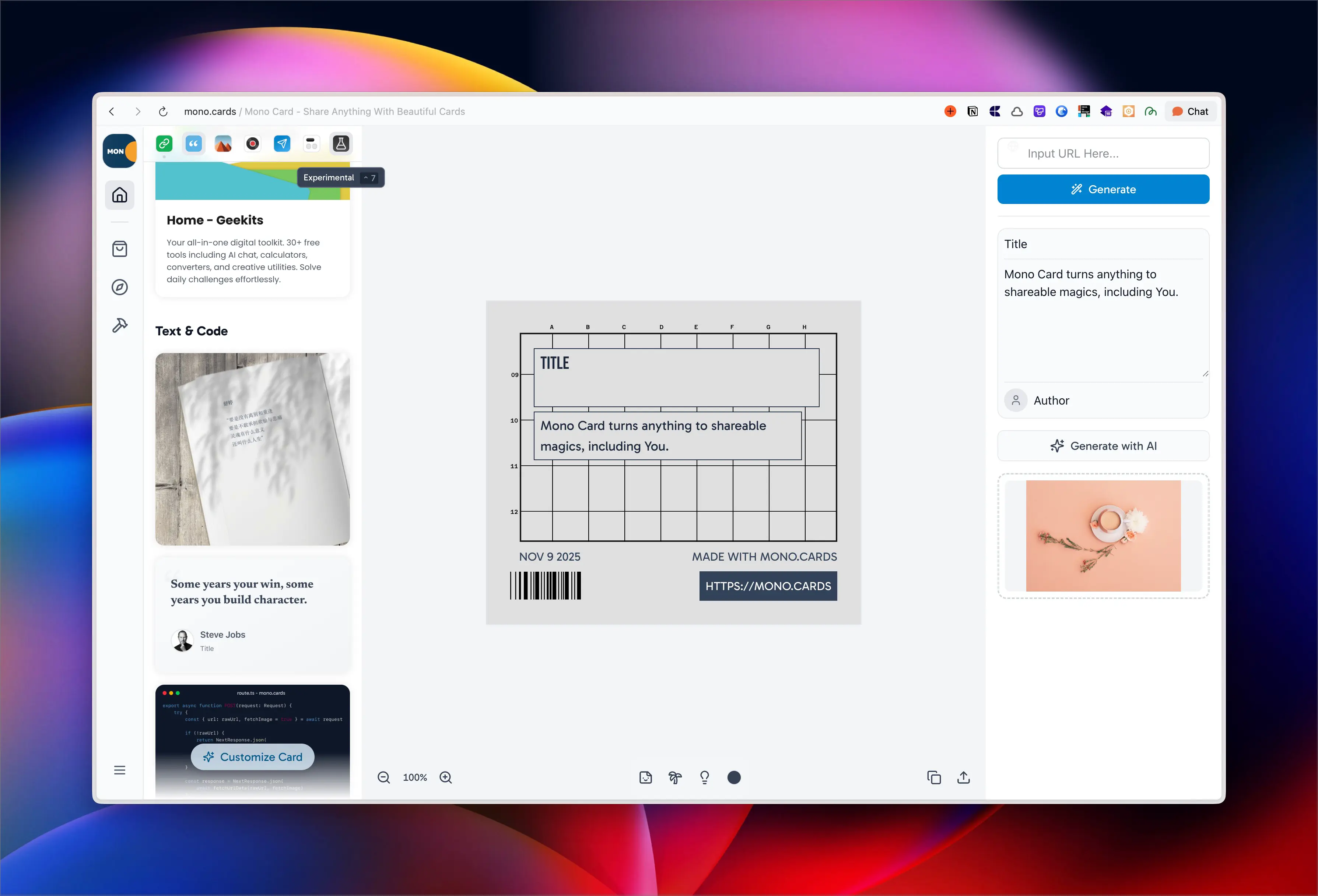 An image to describe post