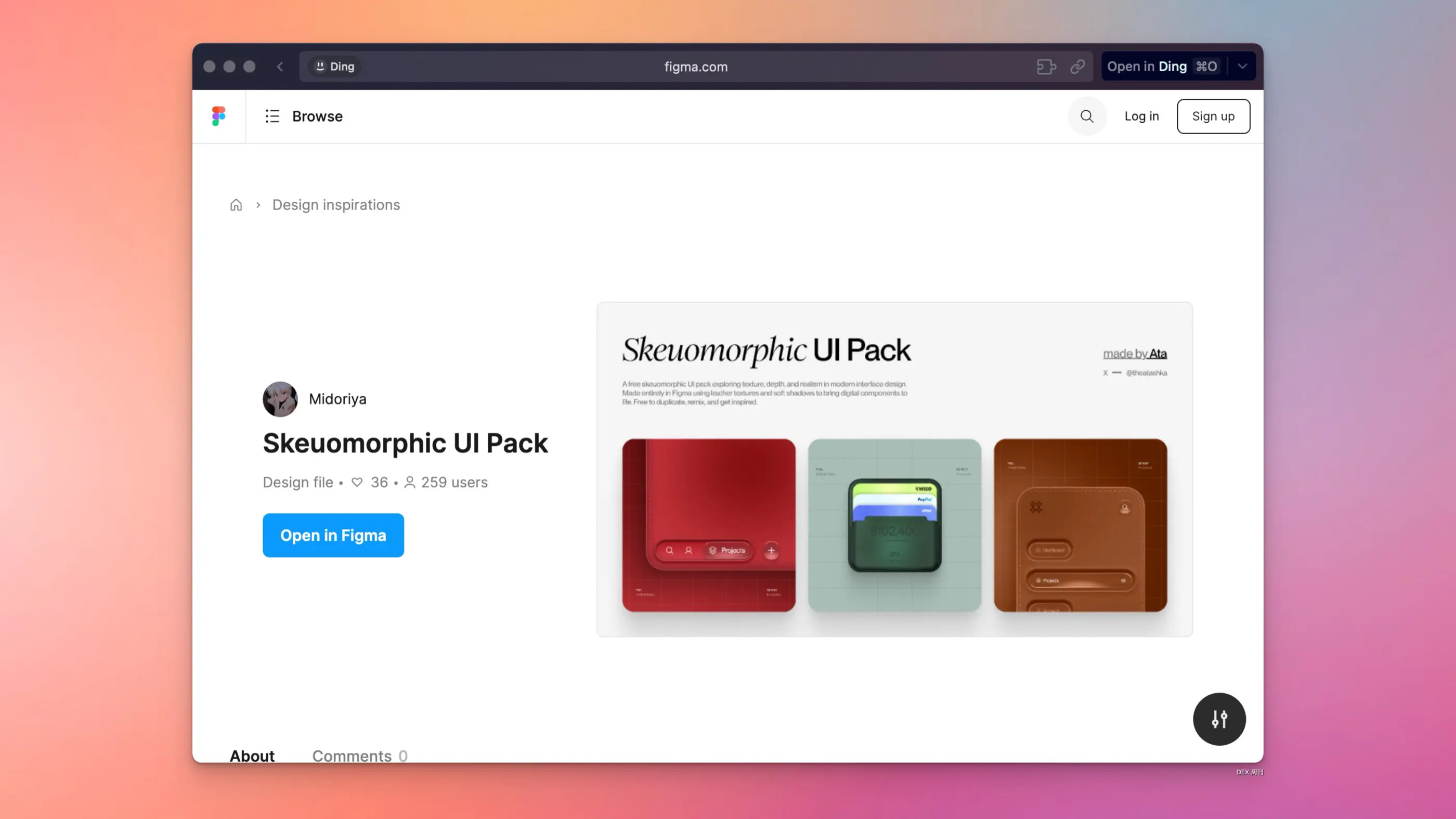 An image to describe post