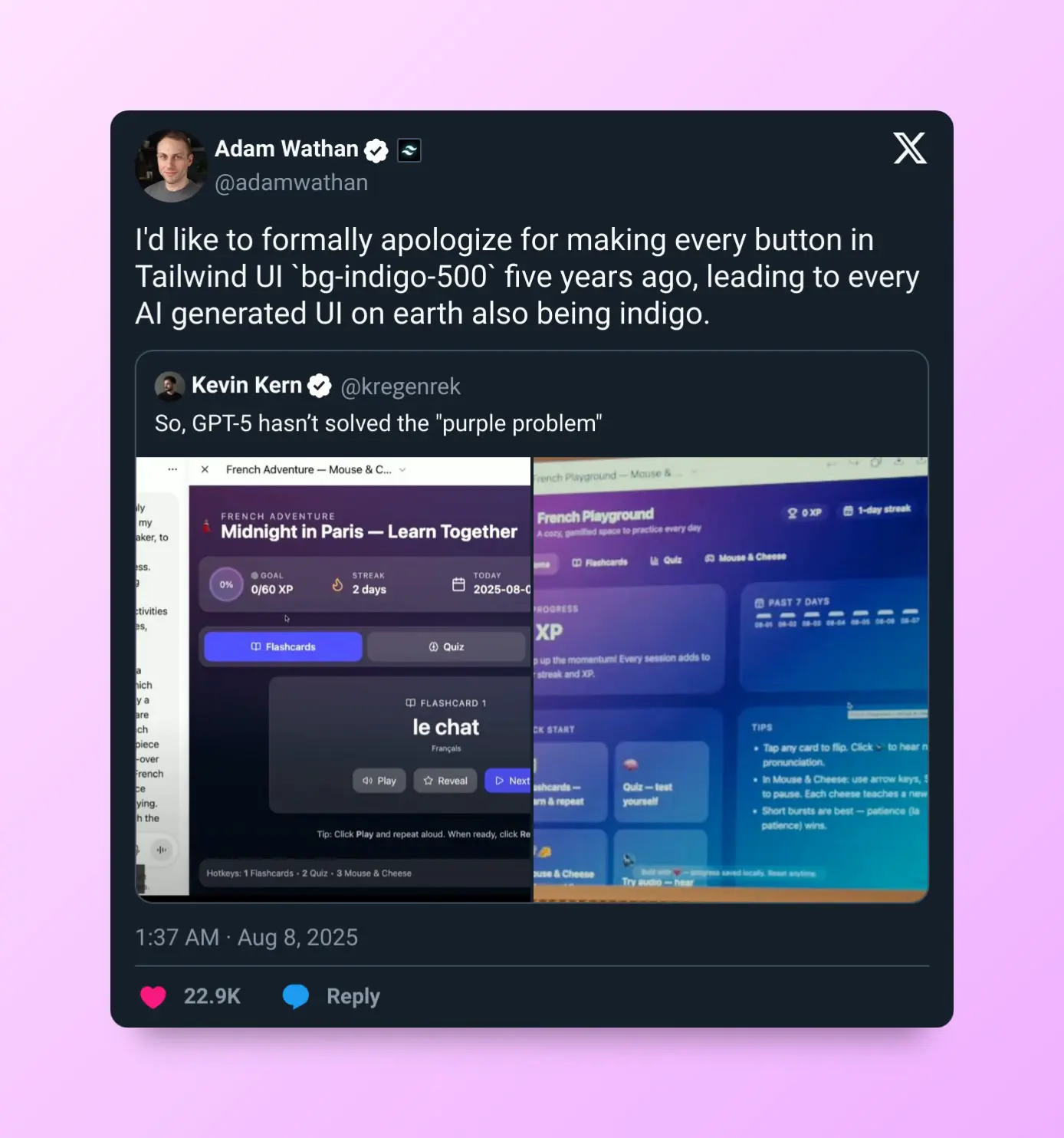 An image to describe post