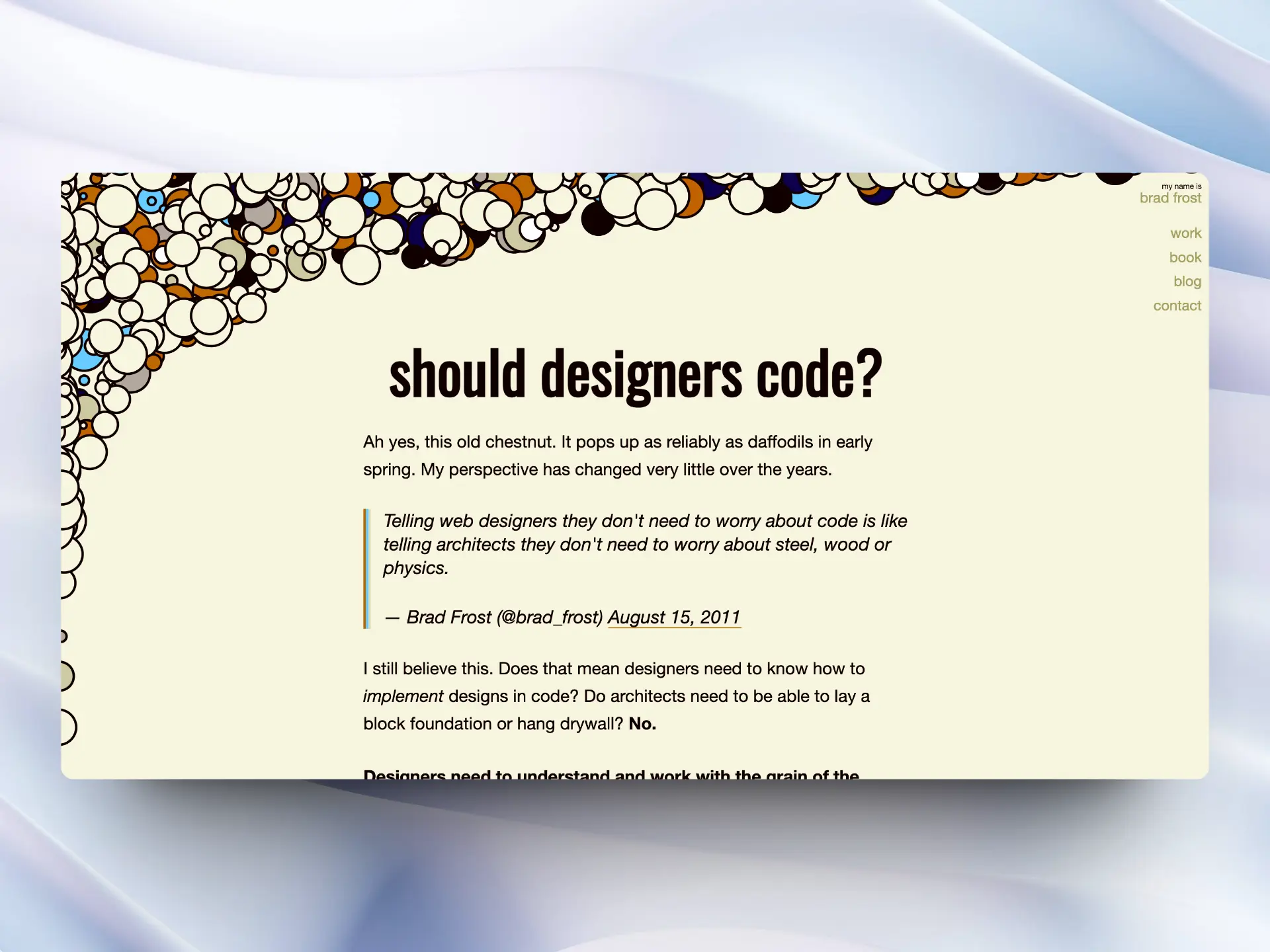 An image to describe post