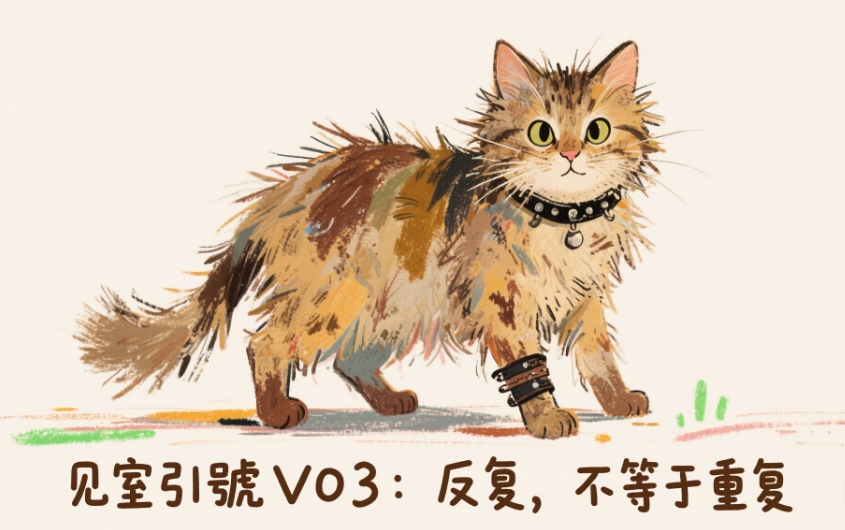 见室引號V03:反复,不等于重复